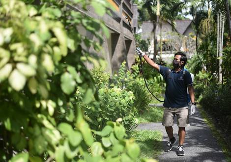 Public Area Cleaning - Hotel Vila Lumbung