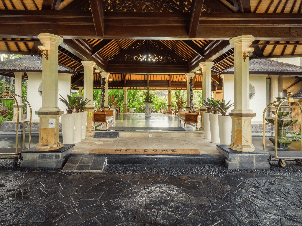 Lobby at Hotel Villa Lumbung