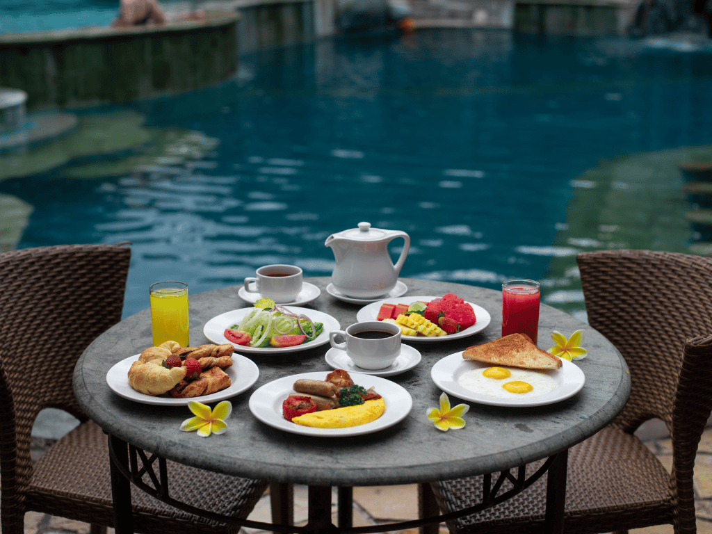 Restaurant at Hotel Villa Lumbung